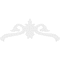 Ekena Millwork Pitch Florence Architectural Grade PVC Gable Pediment, 48"W x 20"H x 1"P (10/12) GPP048X020X100FLO - alternate 5